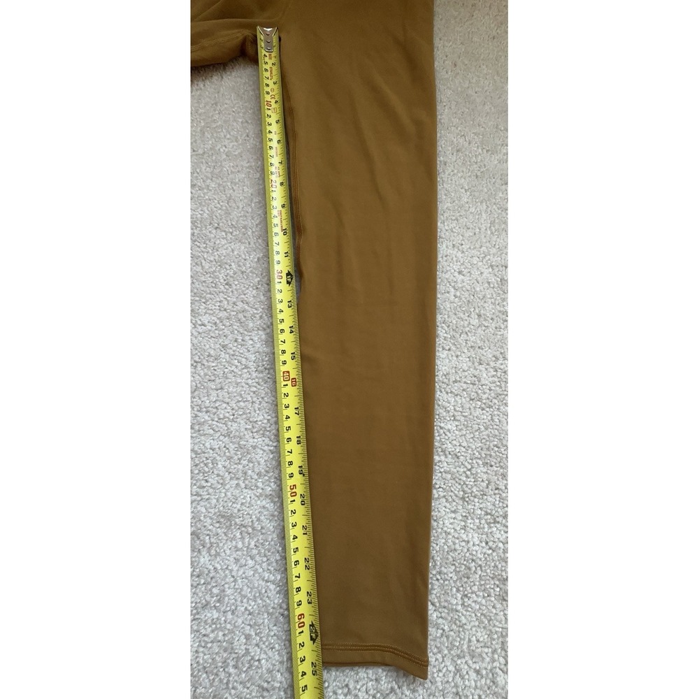 Vuori Ultra High Rise Rib Studio Stretch Leggings In Dark Golden Size XS - Picture 7 of 7